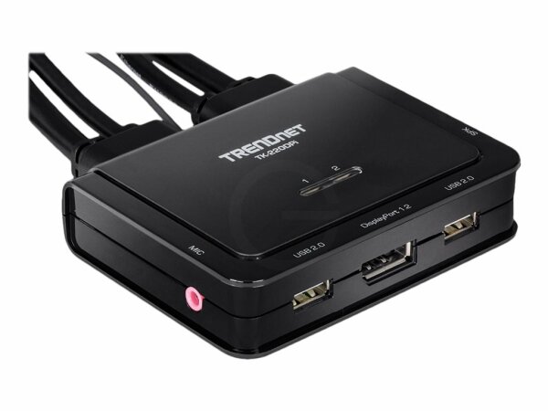 TRENDnet 2-Port 4K DisplayPort KVM-Switch